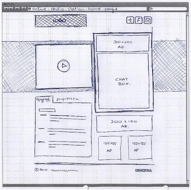 Wireframe Sketch